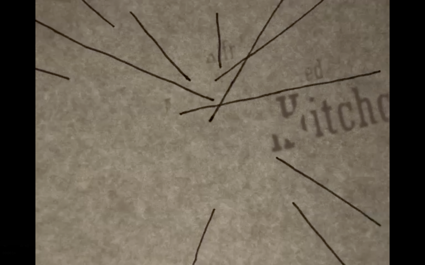 Hitchcock film festival storyboard third frame