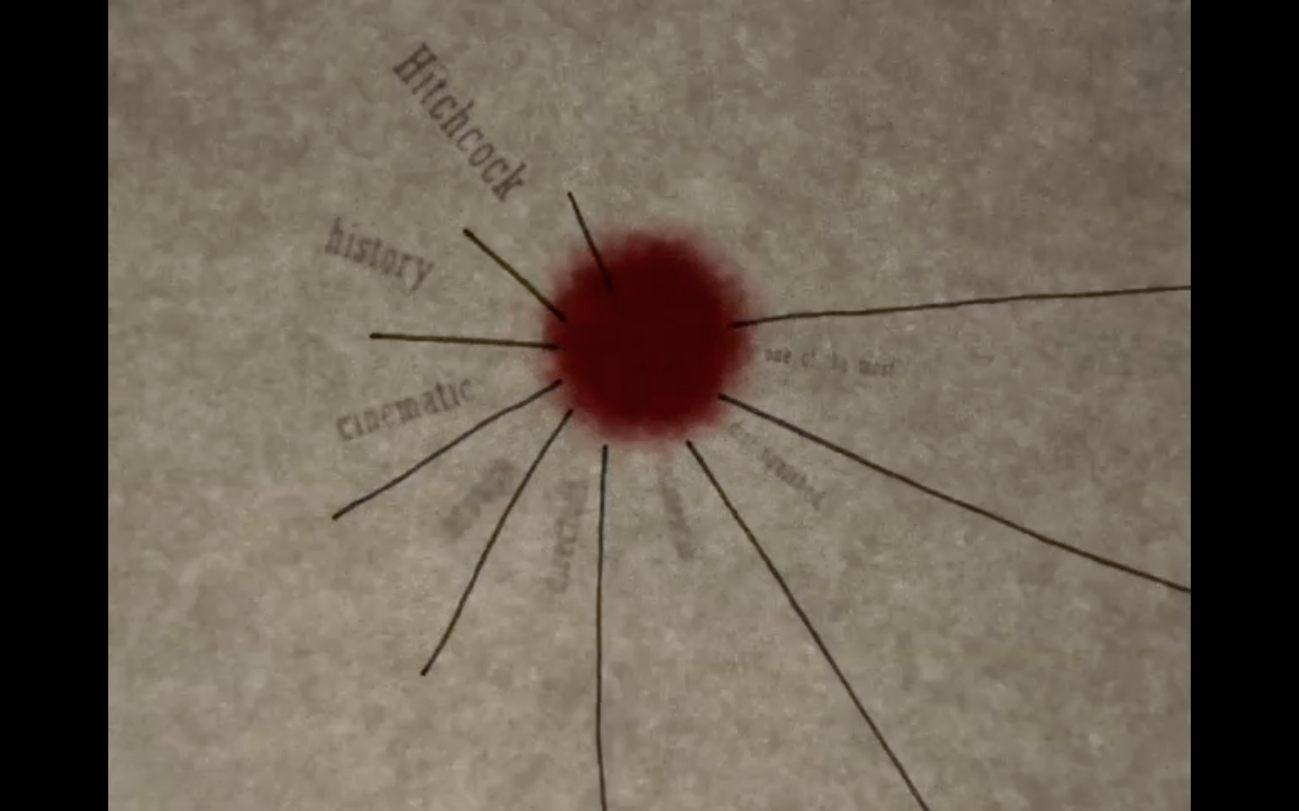 Hitchcock film festival storyboard sixth frame