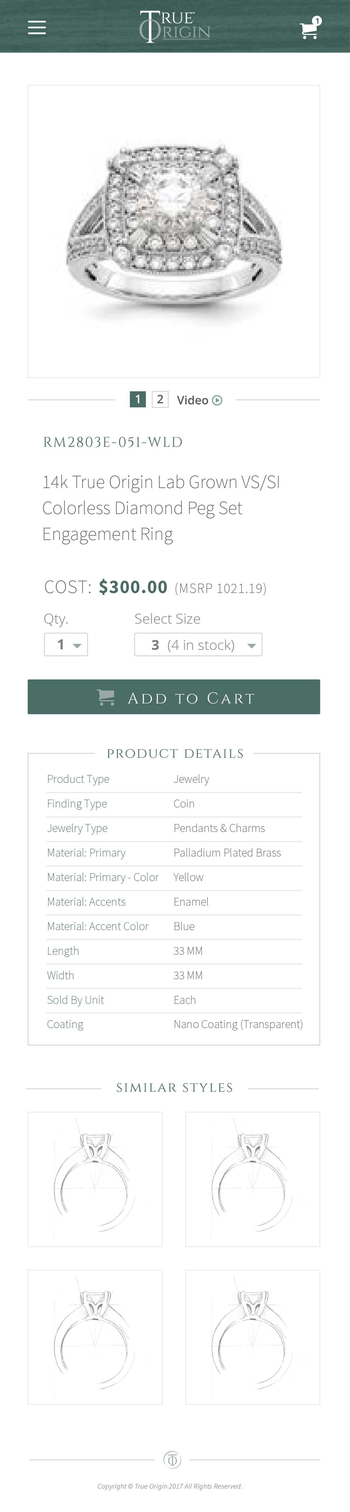 True Origin order management